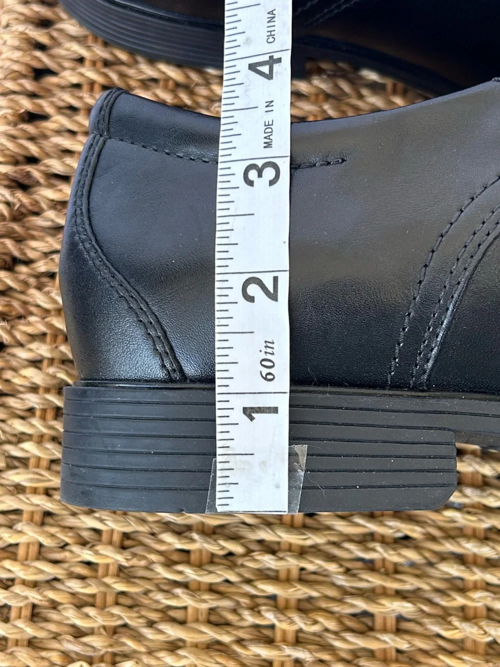 Clarks‎ Men’s Whiddon Step Loafer Leather Slip On Double Gore Black Size 8W